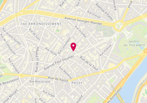 Plan de ZEITOUN Alexandra, 49 Rue de la Tour, 75116 Paris