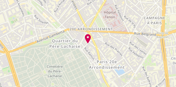 Plan de ULMANN Cécile, 14 Rue Emile Landrin, 75020 Paris