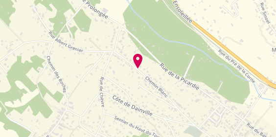 Plan de LEMOINE HARDOUIN Fabienne, 40 Chemin Blanc, 77580 Villiers-sur-Morin