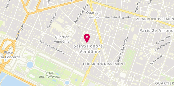 Plan de TRAN Marie Odile, 26 Place du Marche Saint Honoré, 75001 Paris