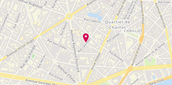 Plan de ROBICHON BUSSIERE Elise, 84 Rue Lauriston, 75116 Paris