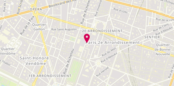 Plan de Osteo Service 24-24, 12 Rue Vivienne, 75002 Paris