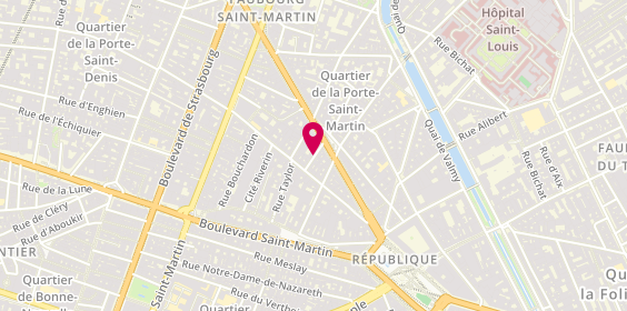 Plan de SAUVAGEOT Béatrice, 5 Rue P Chausson, 75010 Paris