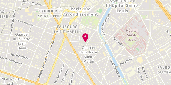 Plan de DOUCIN Stéphanie, Soins A Domicile
41 Rue des Vinaigriers, 75010 Paris