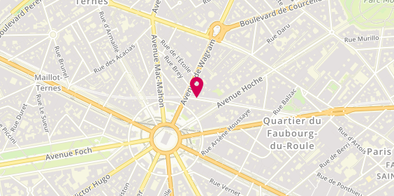 Plan de CLAVEL Adeline, 38 Rue Beaujon, 75008 Paris
