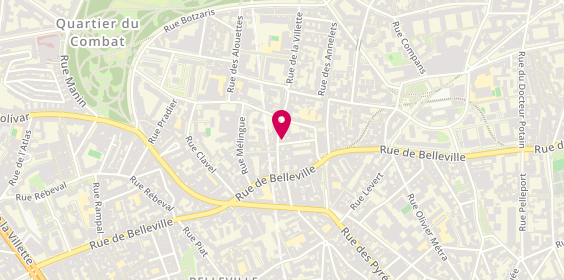 Plan de Camille Bosser, 18 Rue de la Villette, 75019 Paris
