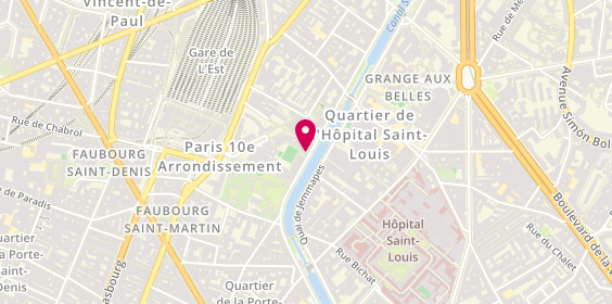 Plan de RAVINET Jeanne, 129 Quai de Valmy, 75010 Paris