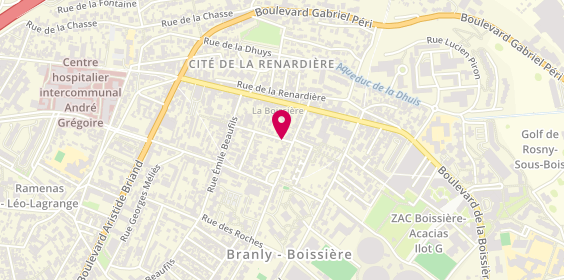 Plan de PREITE Lisa, 41 Rue de Normandie, 93100 Montreuil