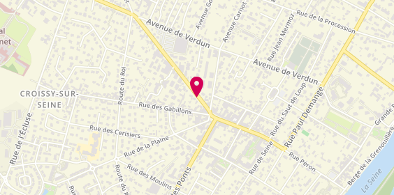 Plan de BOUZIGE ANNE LAURE, 9 Avenue du Général de Gaulle, 78290 Croissy-sur-Seine