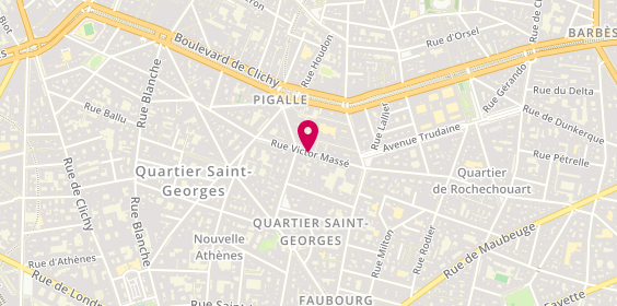 Plan de ROUVIERE Marie, 21 Bis Rue Victor Masse, 75009 Paris