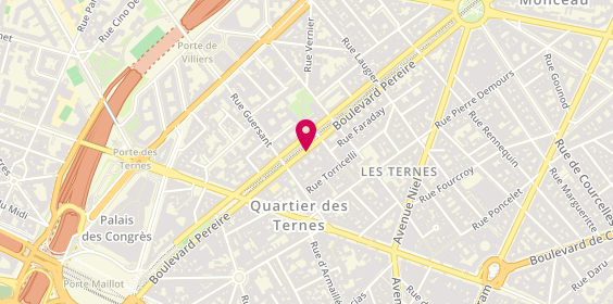 Plan de BONNEL Brigitte, 203 Boulevard Pereire, 75017 Paris