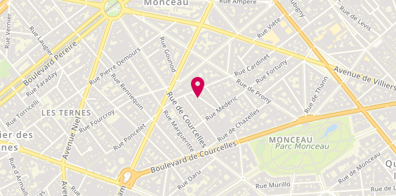 Plan de COHEN ALORO Corinne, 11 Rue Léon Cogniet, 75017 Paris