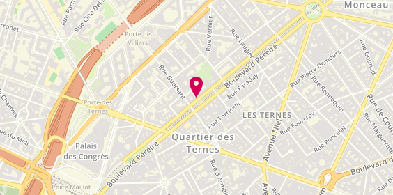 Plan de DELVAL Isabelle, 188 Bis Boulevard Pereire, 75017 Paris