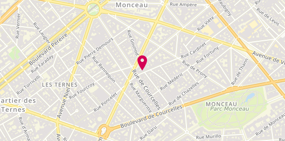 Plan de GORDON DANA Clémence, 5 Rue Cardinet, 75017 Paris