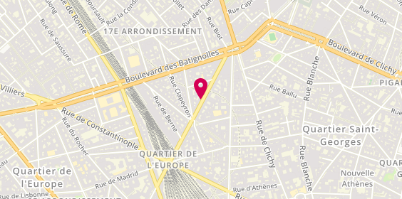Plan de NIESWIC Judith, 21 Rue Saint Pétersbourg, 75008 Paris