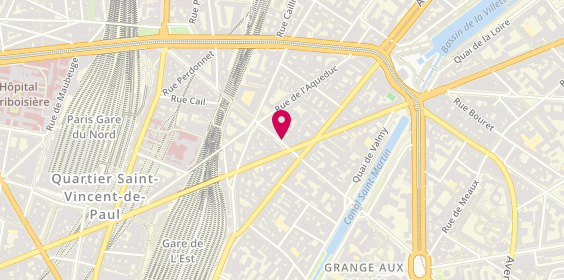 Plan de Clémence Madar MOULY, 40 Rue Louis Blanc, 75010 Paris