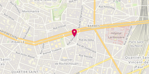 Plan de LAGRIFFOL Marion, 16 Rue Gérando, 75009 Paris