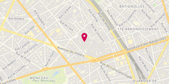 Plan de BOIS DÉBORAH René, 36 Rue de Levis, 75017 Paris