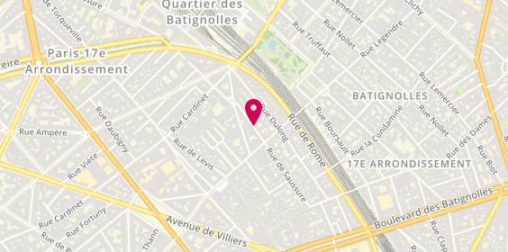 Plan de HODJATI Karine, 56 Rue de Saussure, 75017 Paris