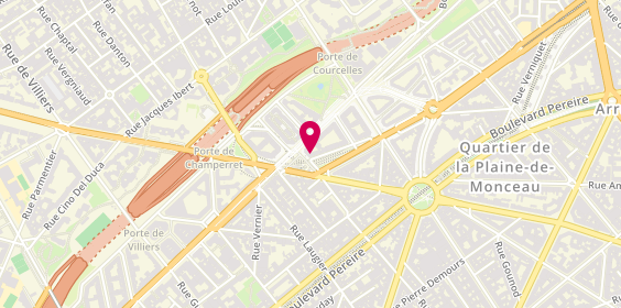 Plan de BENZ RICHARD Katia, 182 Boulevard Berthier, 75017 Paris