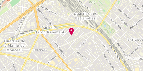 Plan de BERGERE-Pellion Virginie, 14 Rue de la Félicité, 75017 Paris