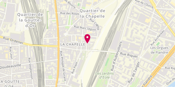 Plan de BUFFET Marine, 10 Rue Buzelin, 75018 Paris