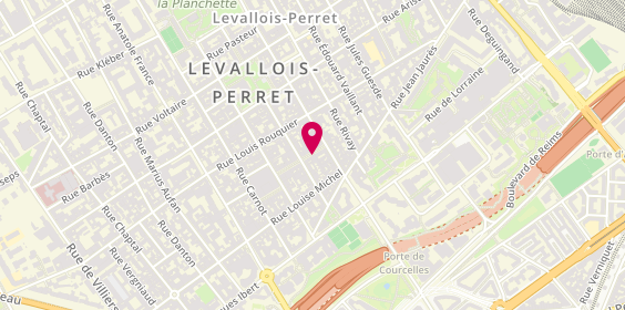 Plan de BLOCH Serge, 7 Rue Henri Barbusse, 92300 Levallois-Perret
