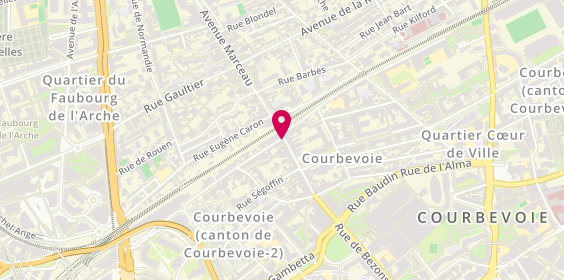 Plan de MONSAINGEON Laure, 78 Ter Rue du Capitaine Guynemer, 92400 Courbevoie