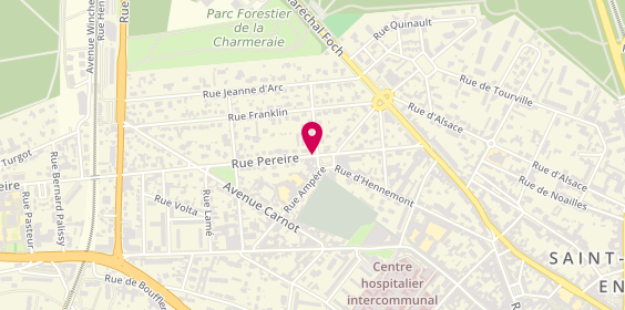 Plan de ARPALIANGEAS Sabine, 22 Rue Pereire, 78100 Saint-Germain-en-Laye