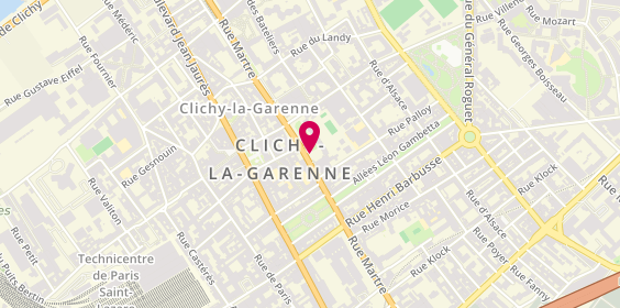 Plan de FORT Patrice, 80 Rue Martre, 92110 Clichy