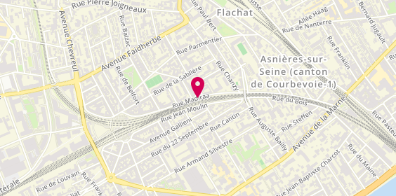 Plan de FARGE Ourdia, 22 Rue Madiraa, 92400 Courbevoie