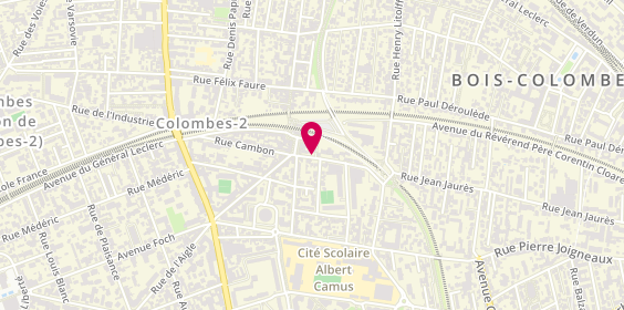 Plan de GUILMIN Hélène, 26 Rue des Peupliers, 92270 Bois-Colombes