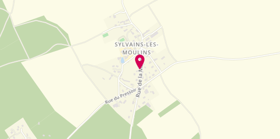 Plan de SIMON Valérie, Rue de la Mairie, 27240 Sylvains-les-Moulins