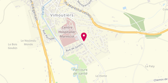 Plan de PENLOUP Dominique, Maison Medicale
2 Bis Rue Marescot, 61120 Vimoutiers