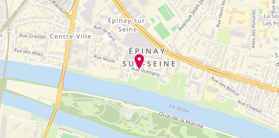 Plan de EL BAZ Marie France, 22 Rue Quétigny, 93800 Épinay-sur-Seine