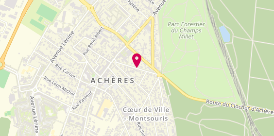 Plan de RAVEAU DUMAS Catherine, 1A Rue Maurice Berteaux, 78260 Achères
