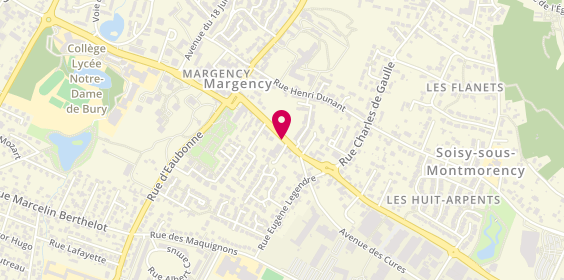 Plan de GUEYE Malicia, 29 Avenue Georges Pompidou, 95580 Margency