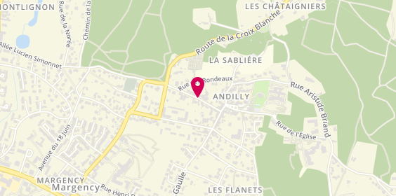Plan de ANSALDI Véronique, Cabinet d'Orthophonie
20 Rue Arnauld d'Andilly, 95580 Andilly