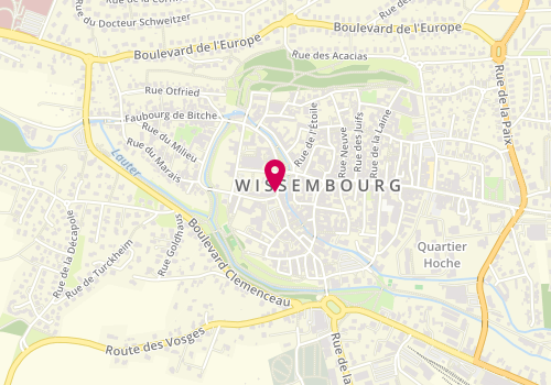 Plan de Orthophonie, 4 Place du Saumon, 67160 Wissembourg