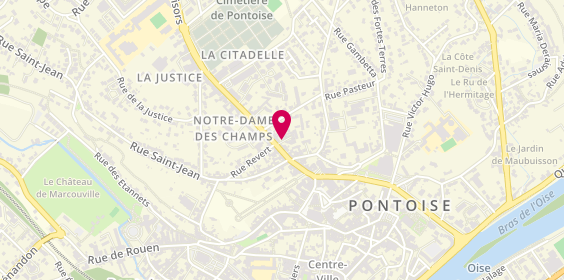 Plan de PETITJEAN SOUCIET Sylvie, 46 Rue de Gisors, 95300 Pontoise