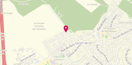 Plan de MINET ABIHSSIRA Laurence, Cabinet d'Orthophonie
13 Rue de la Haie Aux Renards, 95470 Saint-Witz