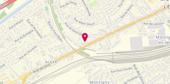 Plan de DIESEL Alexia, 325C Rue de Pont à Mousson, 57950 Montigny-lès-Metz