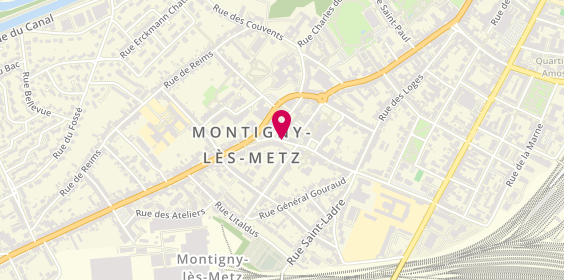 Plan de FRIAISSE AGNUS Nathalie, 10 Rue Martyrs de la Résistance, 57950 Montigny-lès-Metz