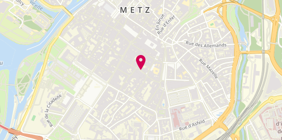 Plan de GRANDJEAN Emilie, 21 Rue en Chaplerue, 57000 Metz