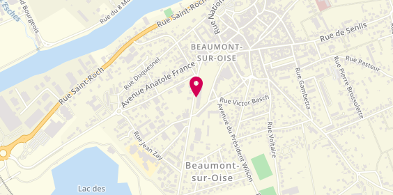 Plan de SIMON Natacha, 3 avenue Carnot, 95260 Beaumont-sur-Oise