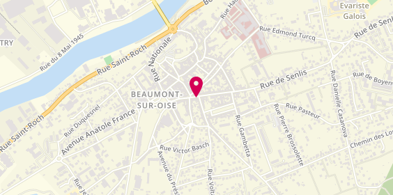 Plan de BESSON Valérie, Cabinet Orthophonie
4 Rue Edouard Bourchy, 95260 Beaumont-sur-Oise