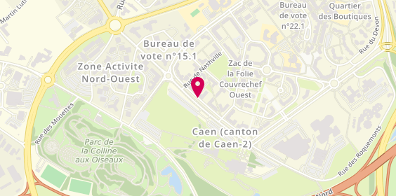 Plan de JANIK LION Stéphanie, Residence Khephren
18 Avenue Marechal Montgomery, 14000 Caen