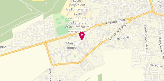 Plan de JULIENNE Nathalie, Maison de Sante S.veil
4 Rue du Commandant l'Herminier, 27400 Louviers