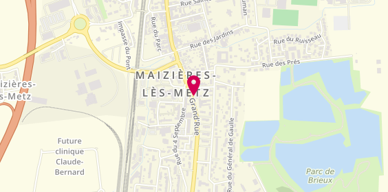 Plan de WANGON Lise, Cabinet
28 Grande Rue, 57280 Maizières-lès-Metz