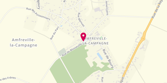 Plan de DESMARES Estelle, 2 Place de la Mairie, 27370 Amfreville-la-Campagne